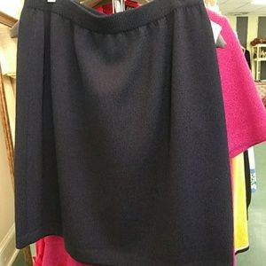 St John Navy Skirt